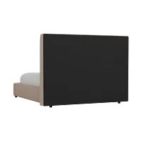 Grayton Joya Beige 54" Upholstered Platform Bed