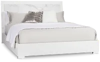 Modena White Platform Bed