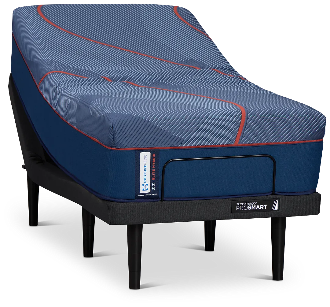 Posturepedic High Point Elite Hybrid Firm Ergo Prosmart Adjustable Mattress Set