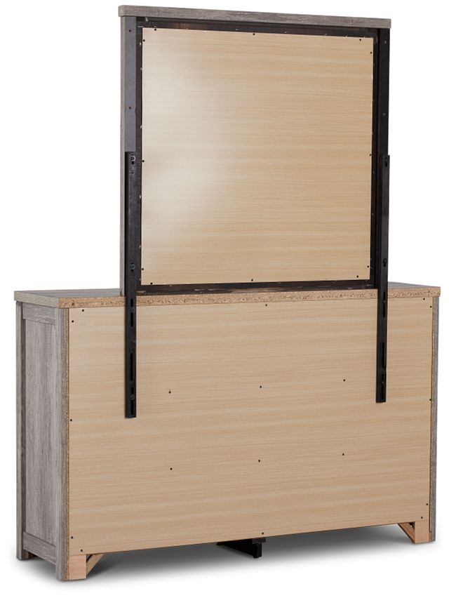 Bristol Gray Dresser & Mirror
