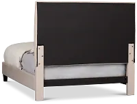 Lucy Taupe Uph Platform Bed