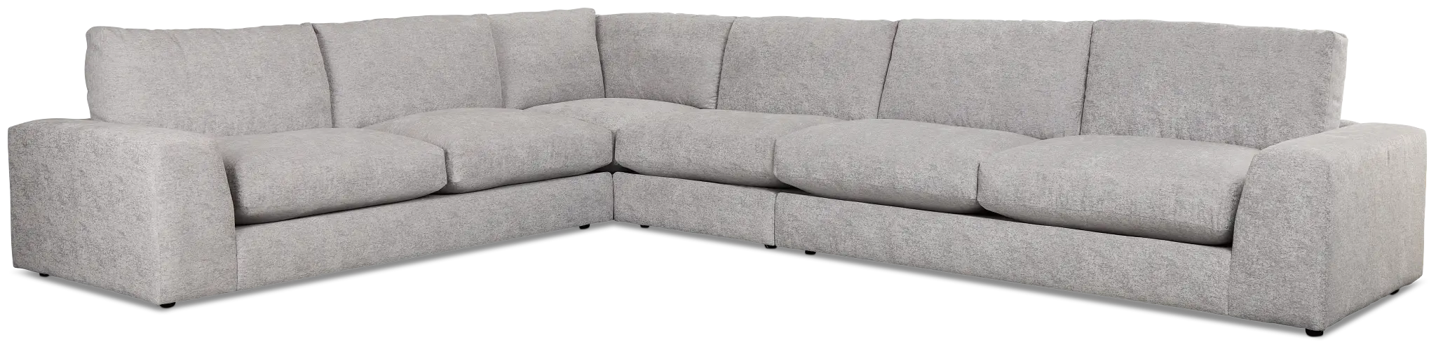 Calista Pewter Fabric Medium Two-arm Sectional Calista Pewter Fabric Medium Two-arm Sectional
