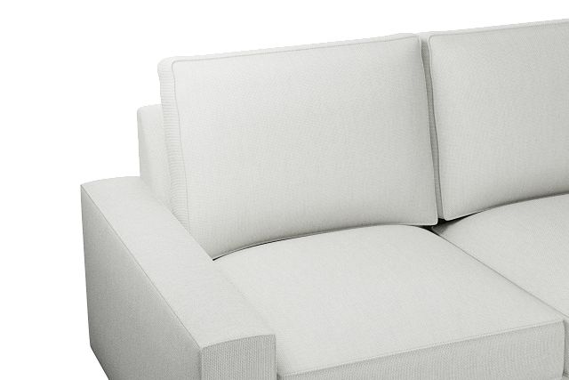 Edgewater Revenue White Small Two-arm Sectional