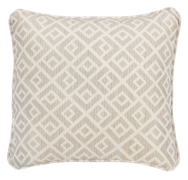 Chipper Light Gray 18" Indoor/outdoor Accent Pillow