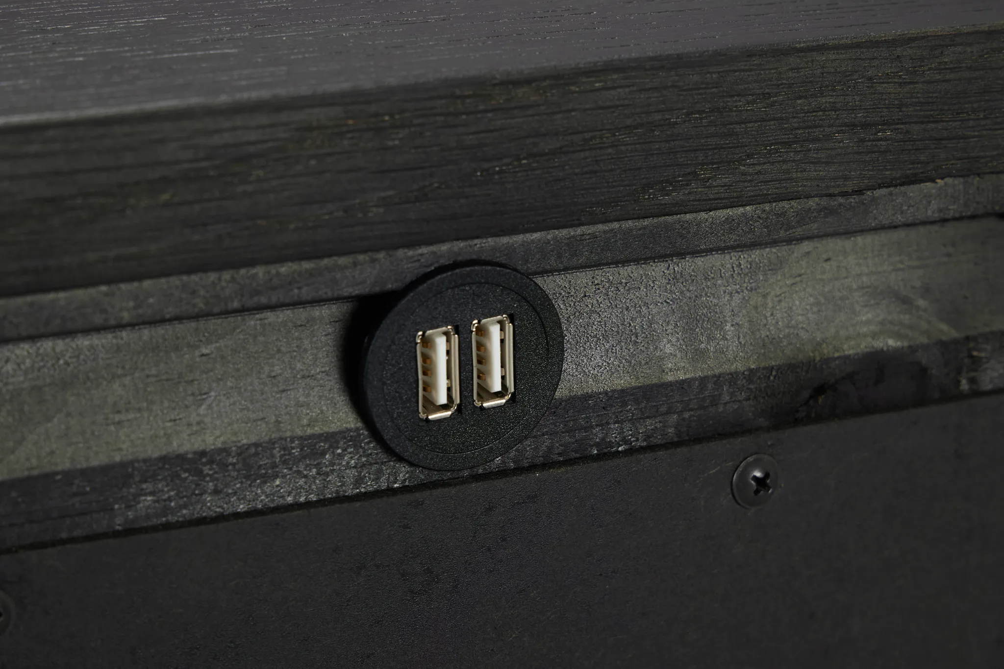 Provo Dark Tone Open Nightstand