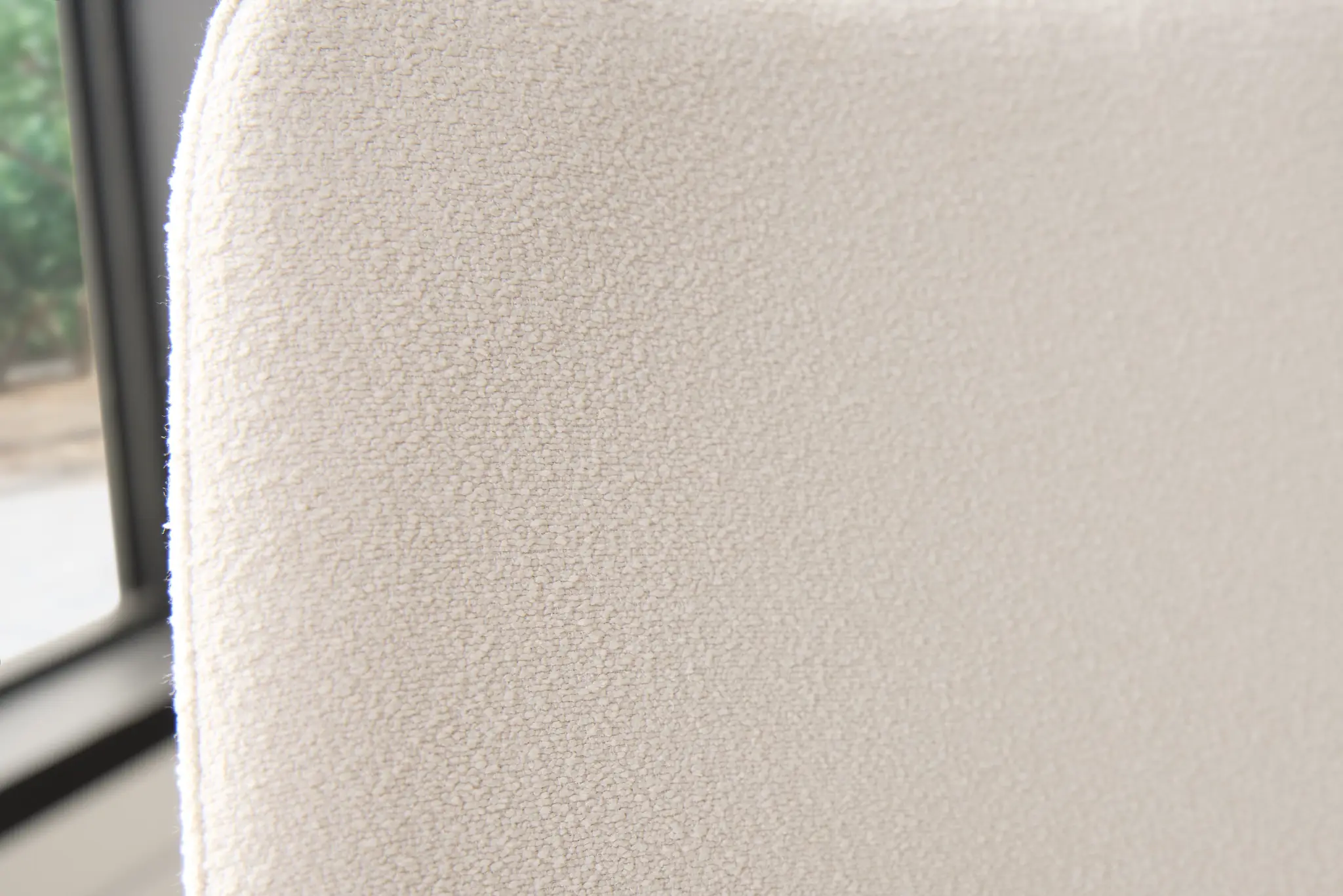 Andover White Curved Upholstered Side Chair Andover White Curved Upholstered Side Chair