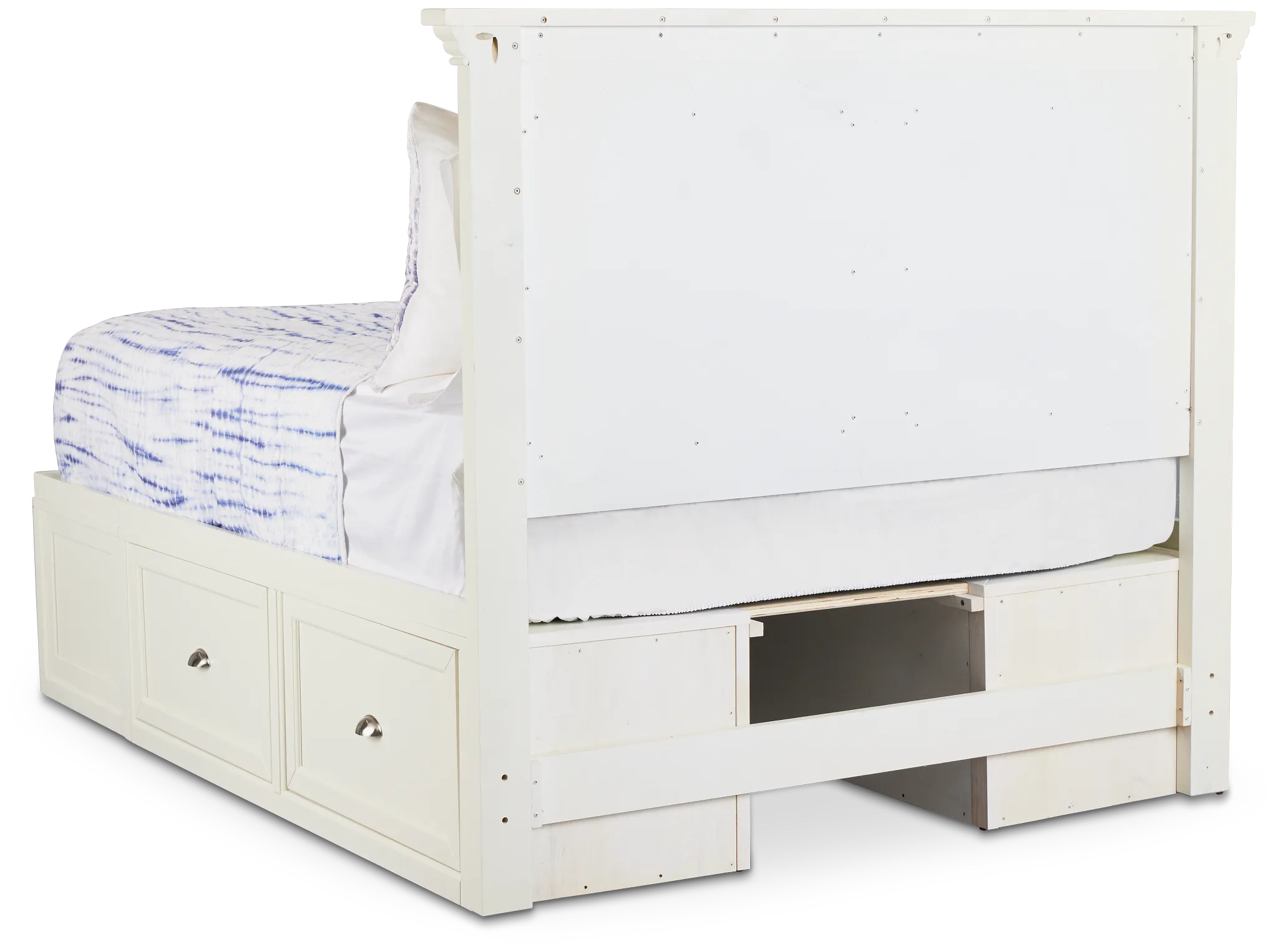 Spencer Ivory 6-drawer Platform Storage Bed