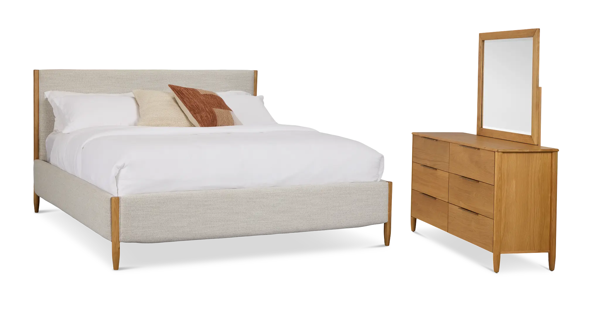 Stockton White Uph Panel Bedroom Stockton White Uph Panel Bedroom