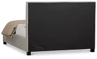 Monica Light Gray Uph Platform Bed