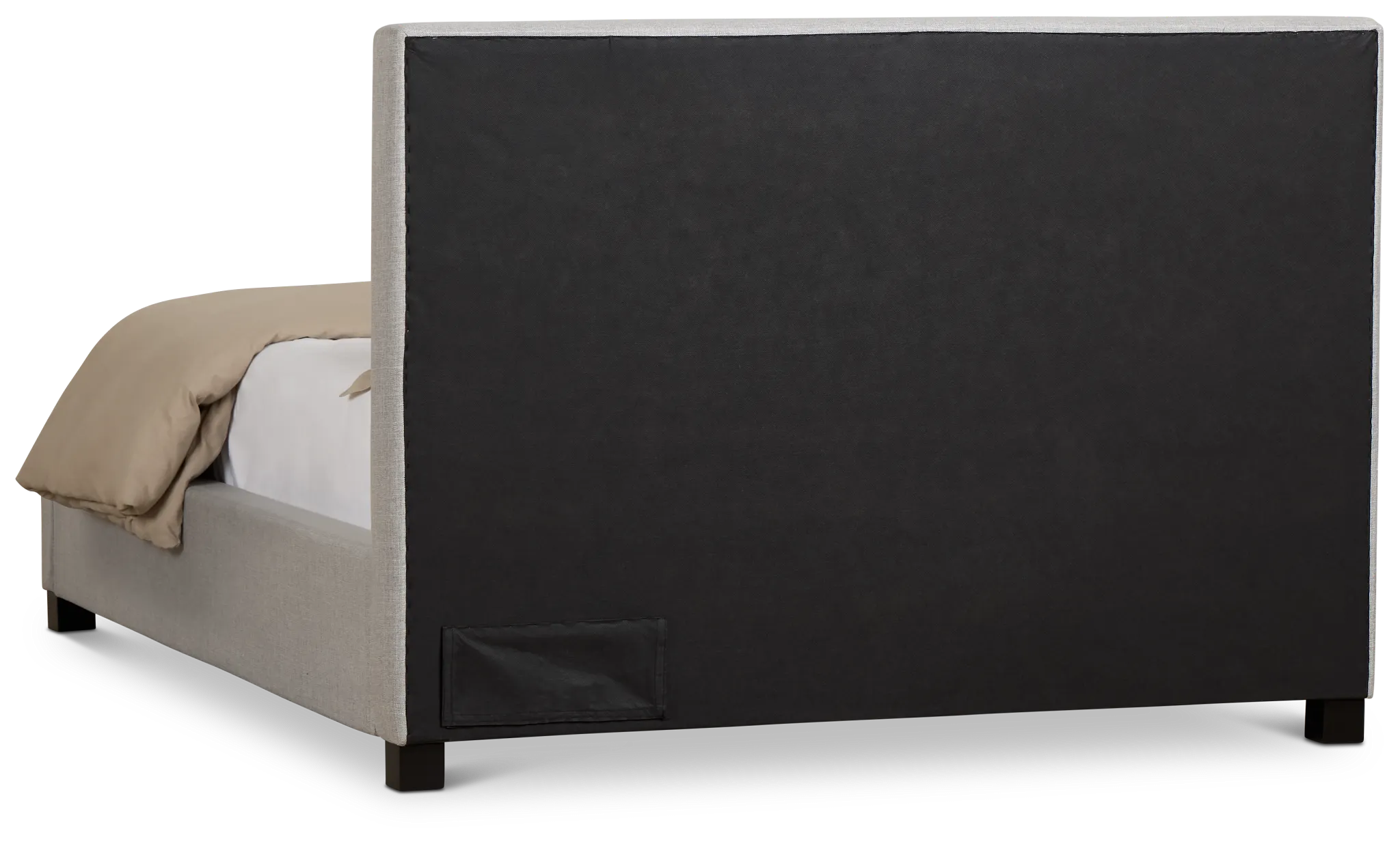 Monica Light Gray Uph Platform Bed