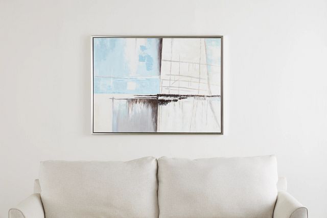 Orion Light Gray Framed Wall Art