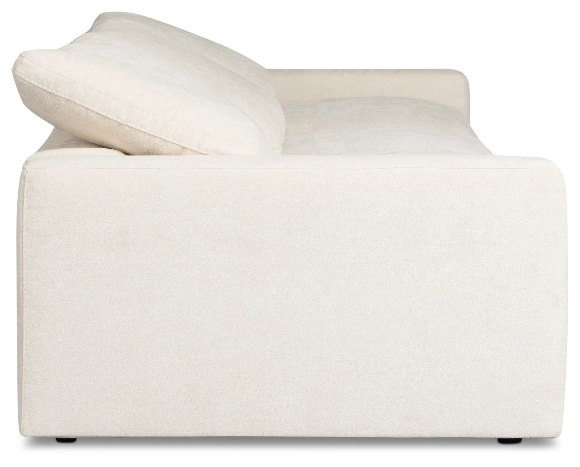 Drift Light Beige Fabric 3-piece Modular Power Sofa
