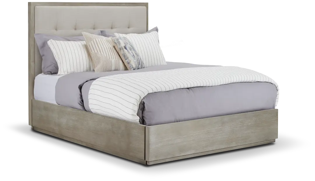 Madden Light Tone Wood Platform Storage Bed Madden Light Tone Wood Platform Storage Bed