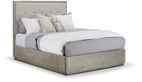 Madden Light Tone Wood Platform Storage Bed