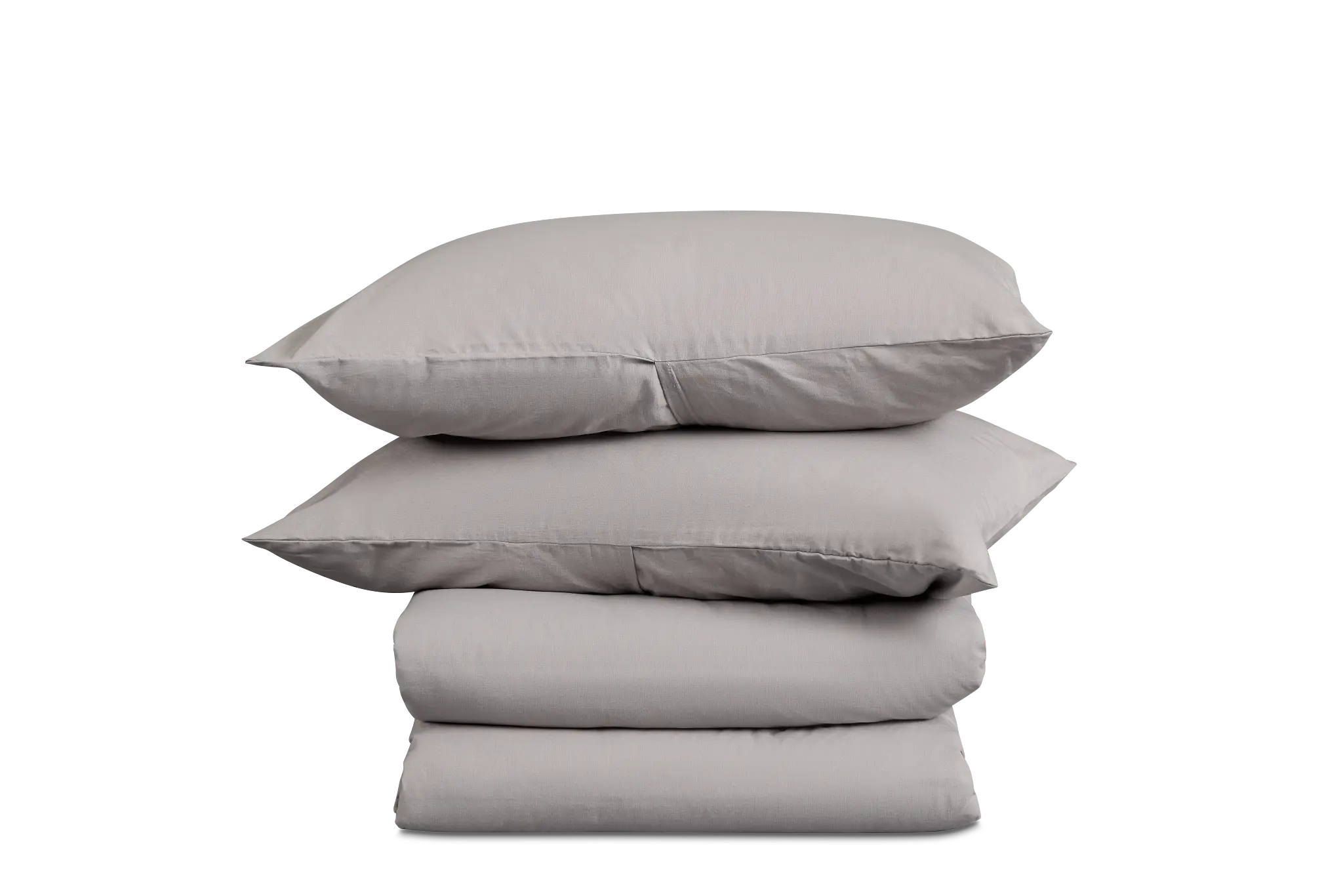 Rest & Renew Linen Blend Gray Duvet Set Rest & Renew Linen Blend Gray Duvet Set