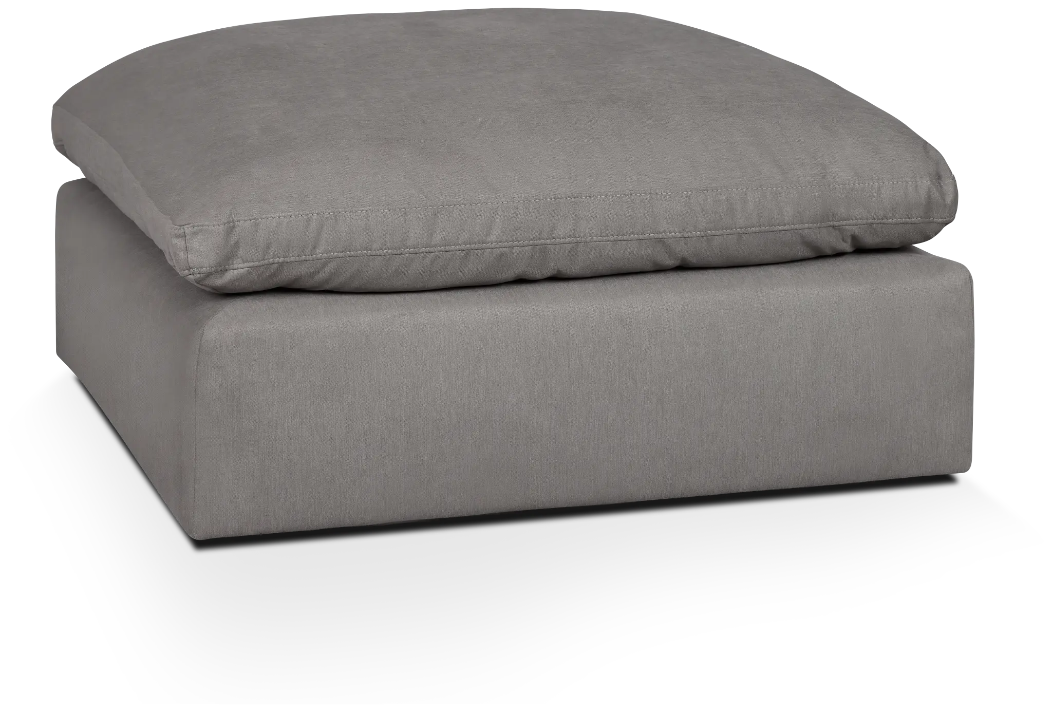 Nixon Light Gray Fabric Cocktail Ottoman Nixon Light Gray Fabric Cocktail Ottoman