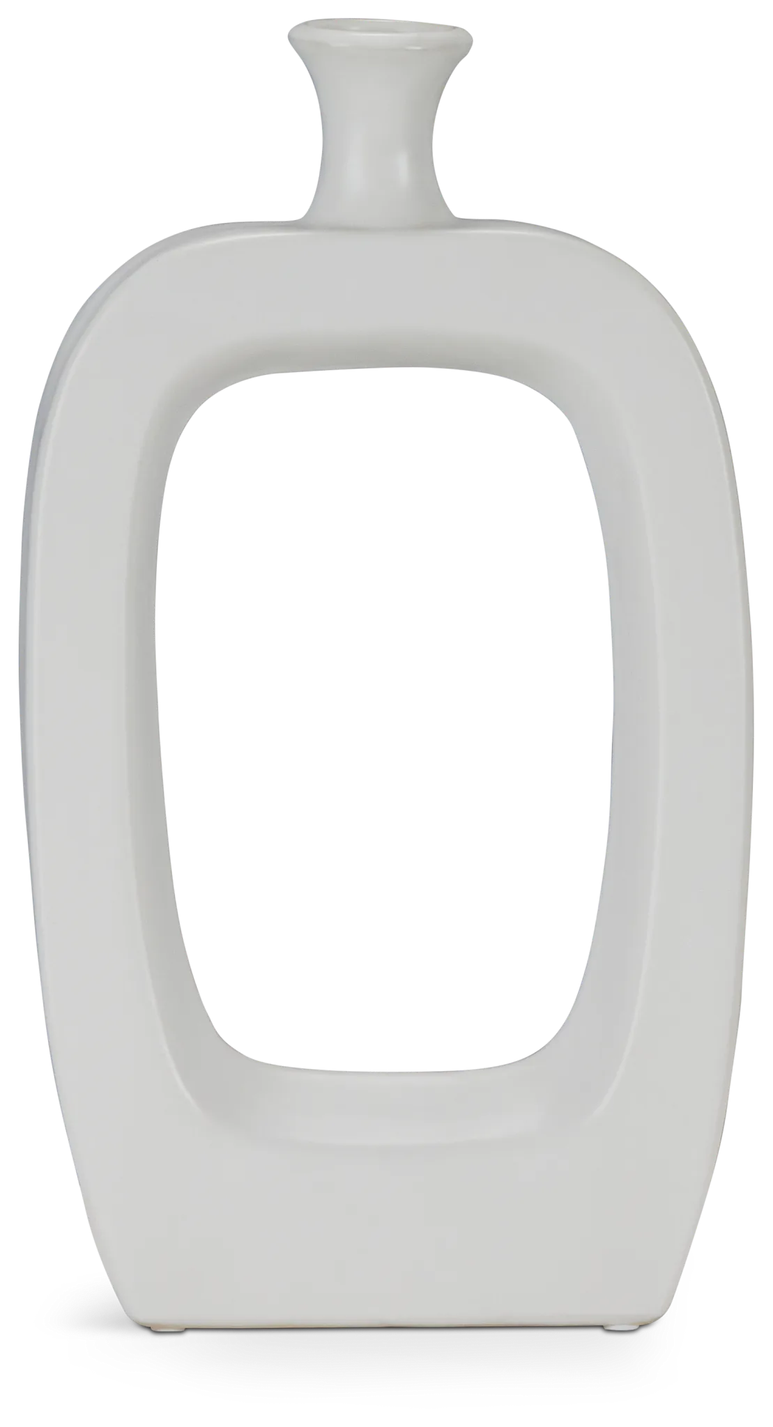 Dewey White Medium Vase