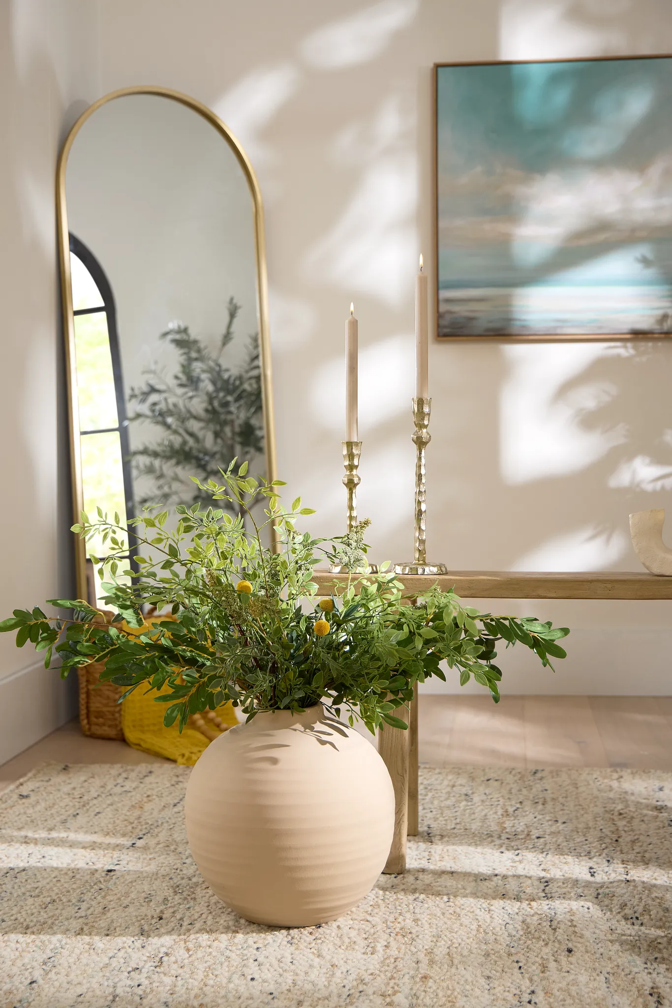 Sorrell Dark Beige Large Vase