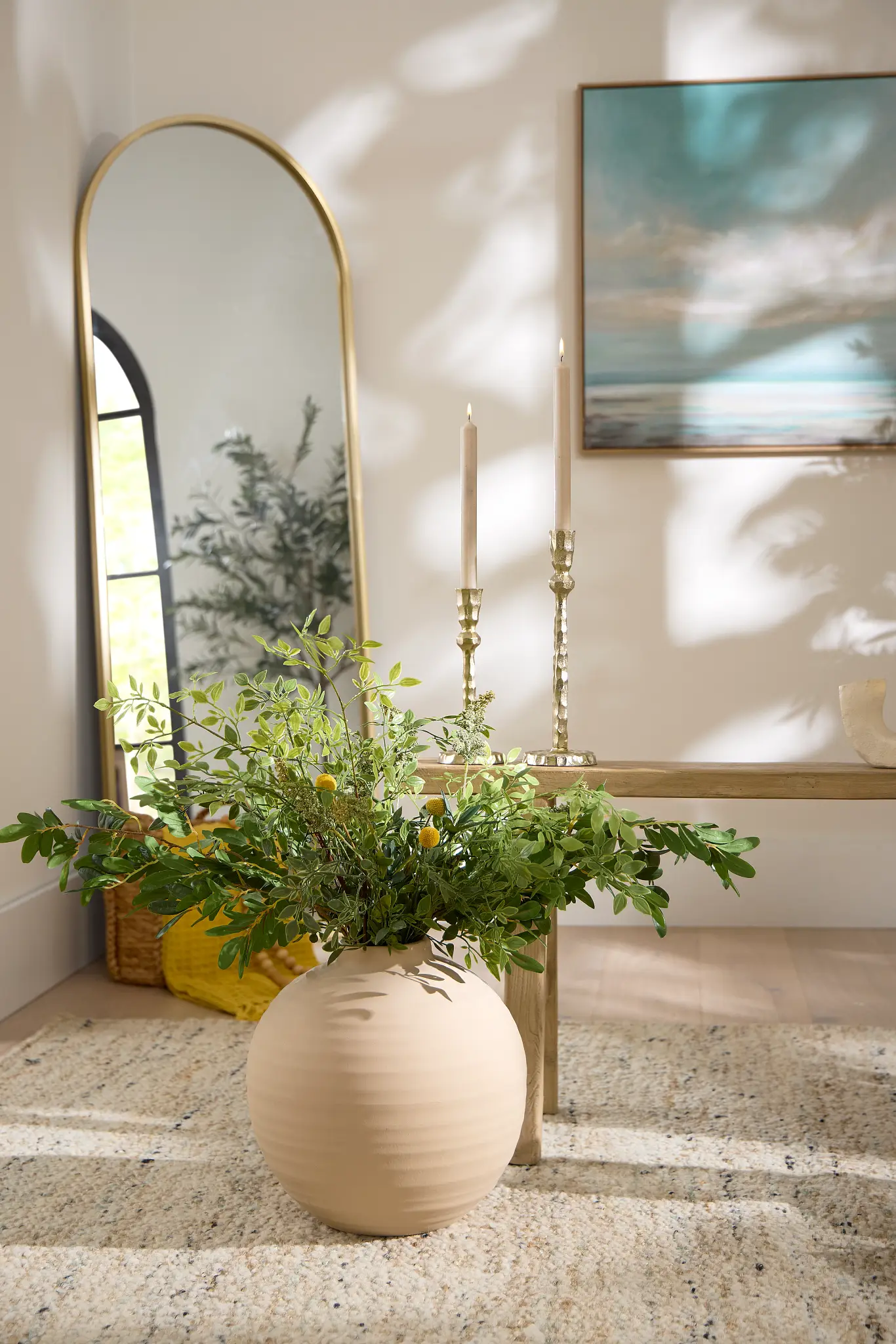 Sorrell Dark Beige Large Vase Sorrell Dark Beige Large Vase