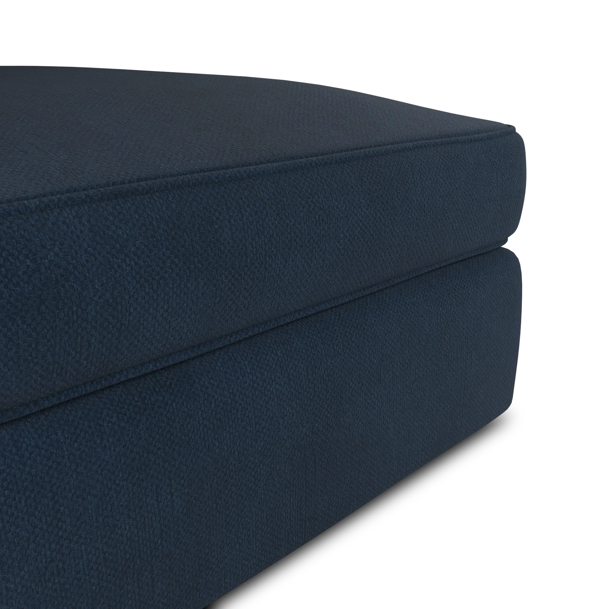 Siesta Revenue Dark Blue Fabric Ottoman Siesta Revenue Dark Blue Fabric Ottoman