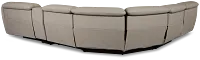 Jett Gray Micro Medium Triple Power 2-arm Sectional
