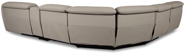 Jett Gray Micro Medium Triple Power 2-arm Sectional