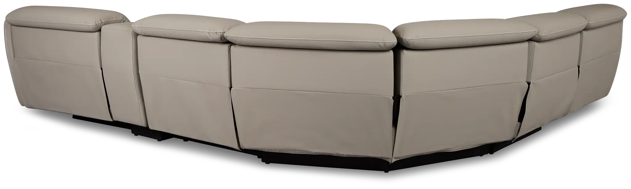 Jett Gray Micro Medium Triple Power 2-arm Sectional Jett Gray Micro Medium Triple Power 2-arm Sectional