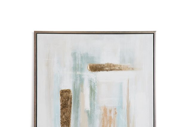Roscoe Light Green Canvas Wall Art