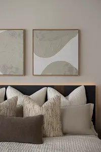 Salli Beige Set Of 2 Framed Wall Art