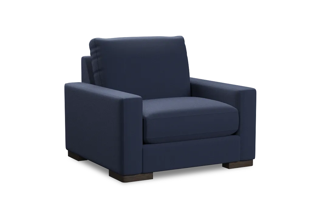 Edgewater Peyton Dark Blue Chair