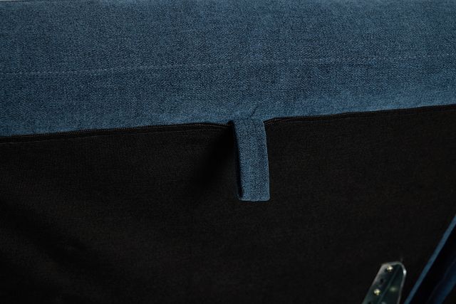 Addie Blue Fabric 4-piece Pit Storage Sectional