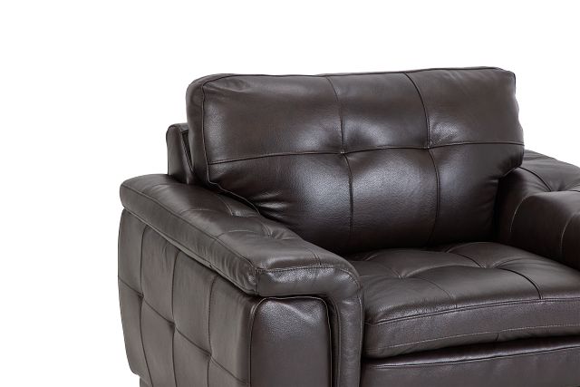 Braden Dark Brown Leather Chair