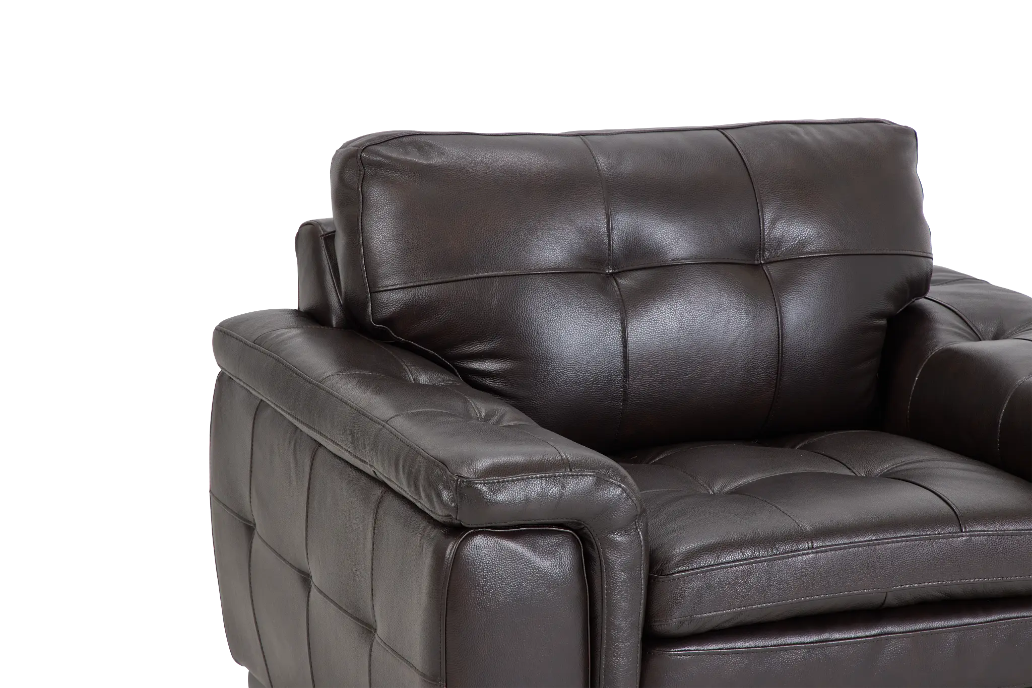 Braden Dark Brown Leather Chair Braden Dark Brown Leather Chair