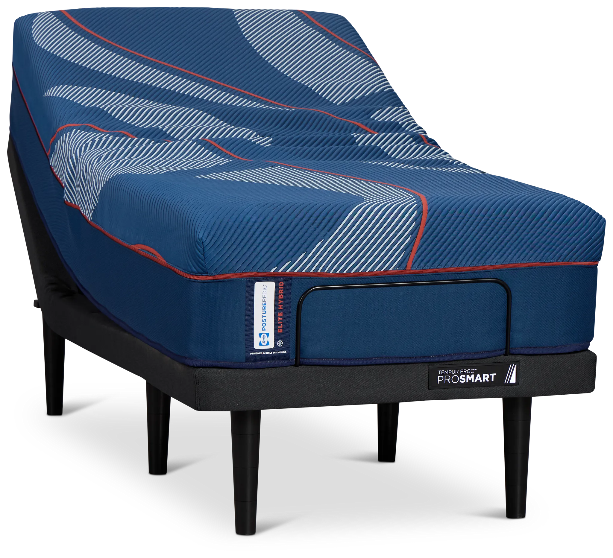 Posturepedic Elite Spring Albany 2 Medium Ergo Prosmart Adjustable Mattress Set