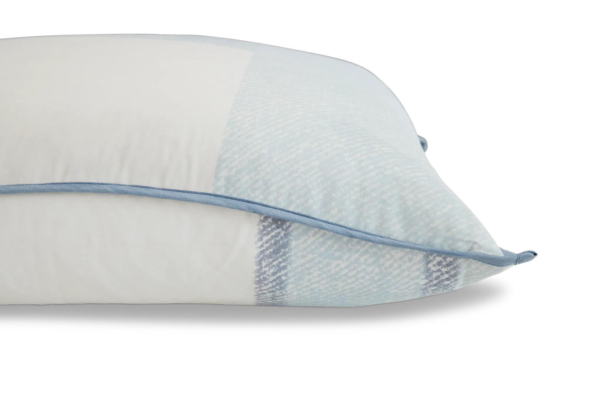 Leighton Light Blue Cotton Euro Sham