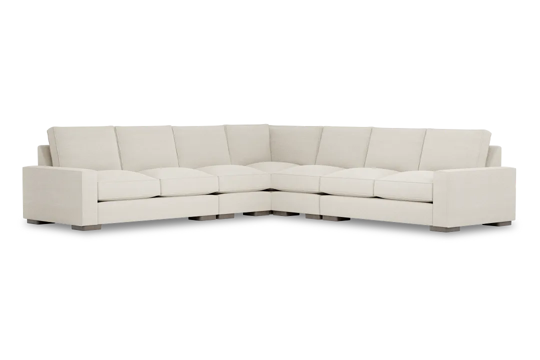 Edgewater Elite Ivory Large Two-arm Sectional