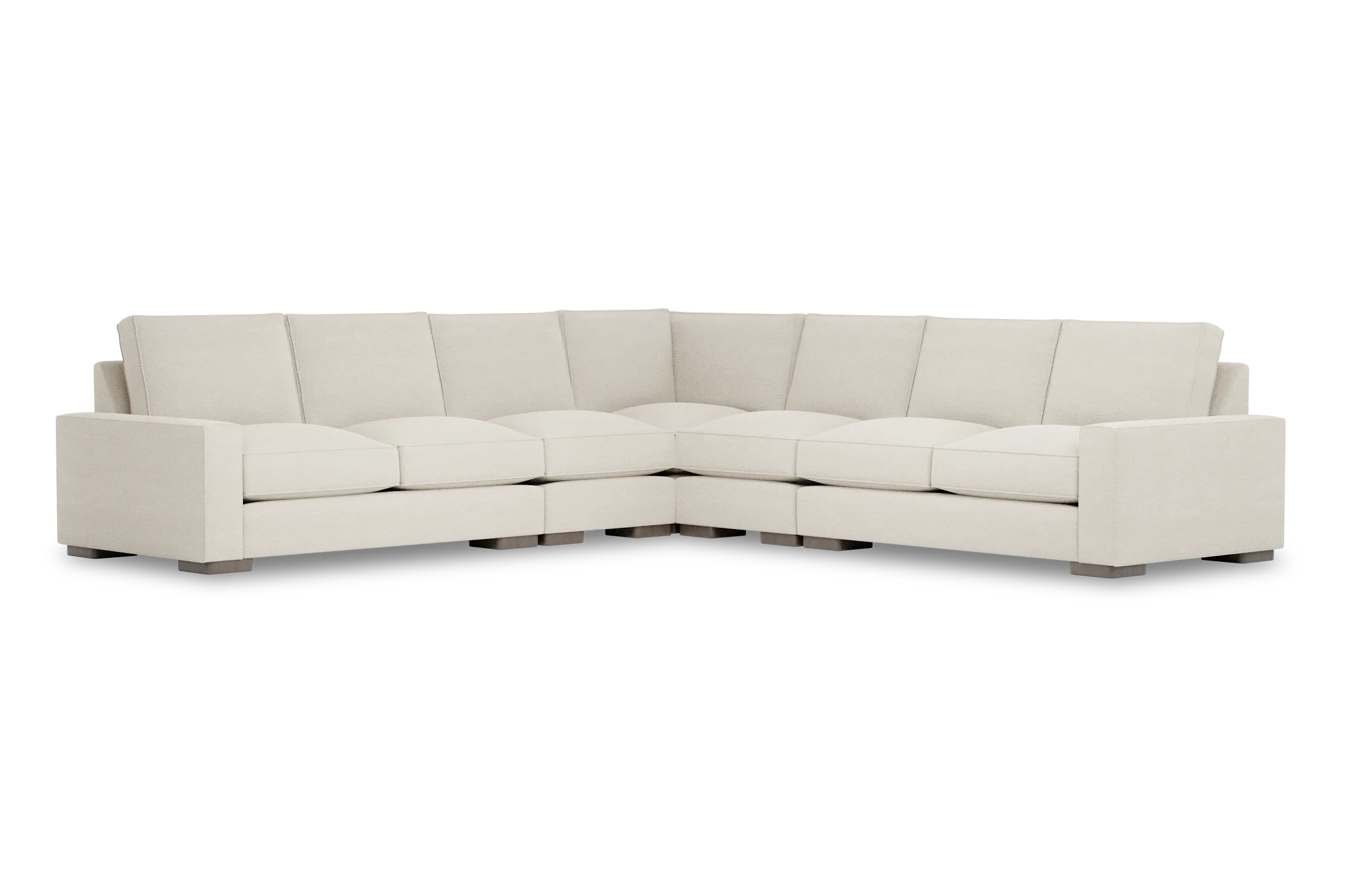 Edgewater Elite Ivory Large Two-arm Sectional