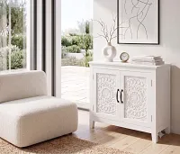 Sandi White Nightstand