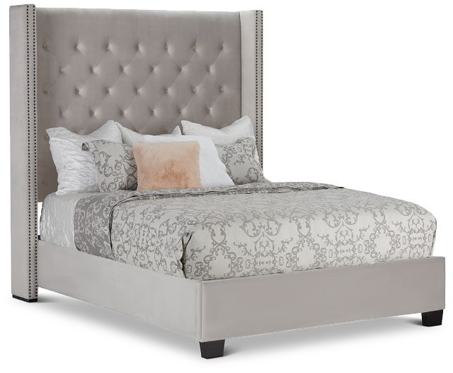 Sloane Light Gray Uph Shelter Bed