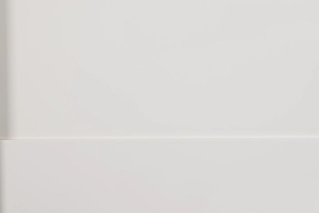 Doral White Panel Bed With Lights