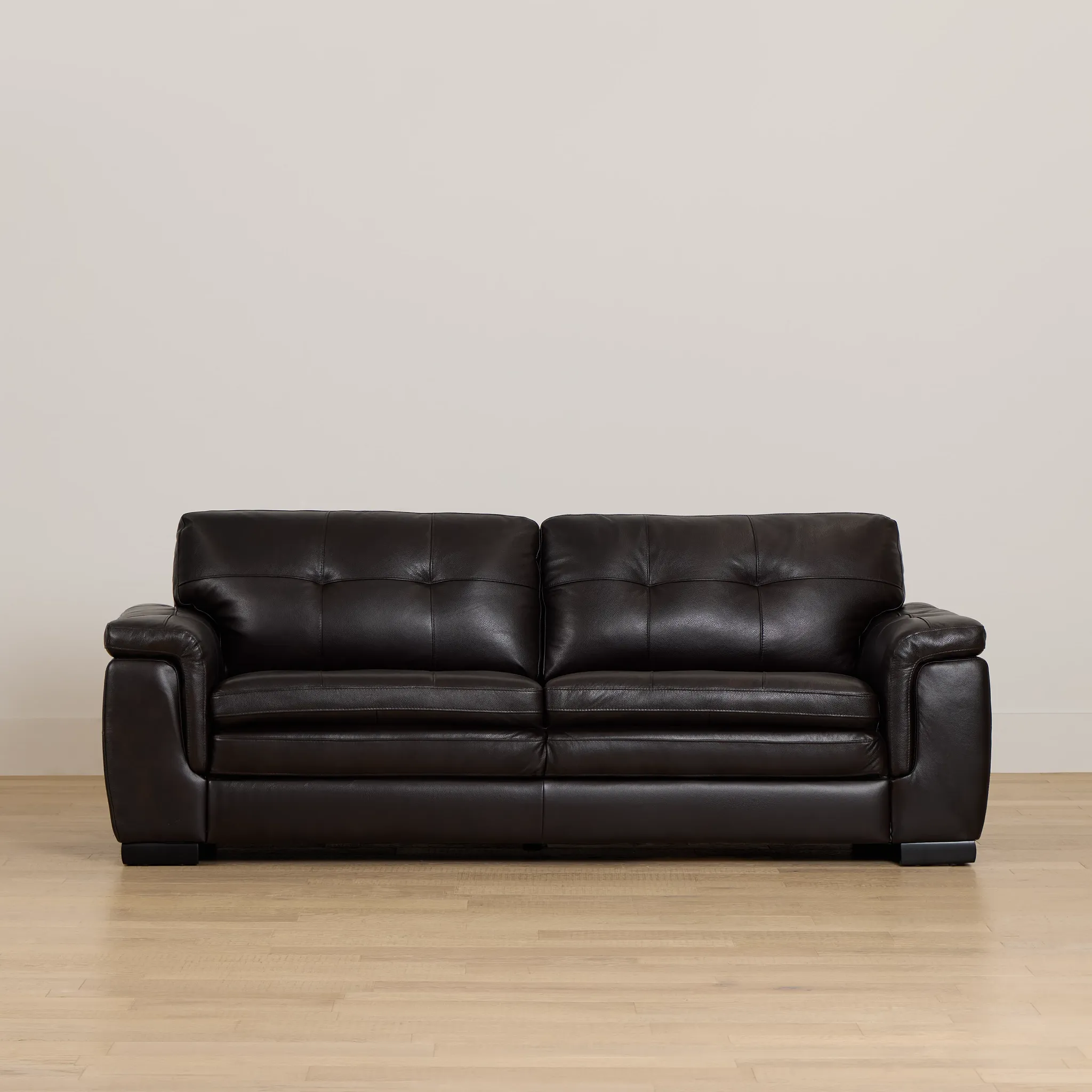 Braden Dark Brown Leather Sofa