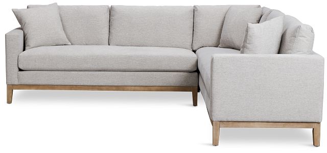 Emma Gray Fabric Small Two-arm Sectional