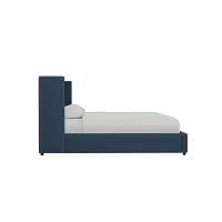 Captiva Elite Navy 48" Upholstered Shelter Bed