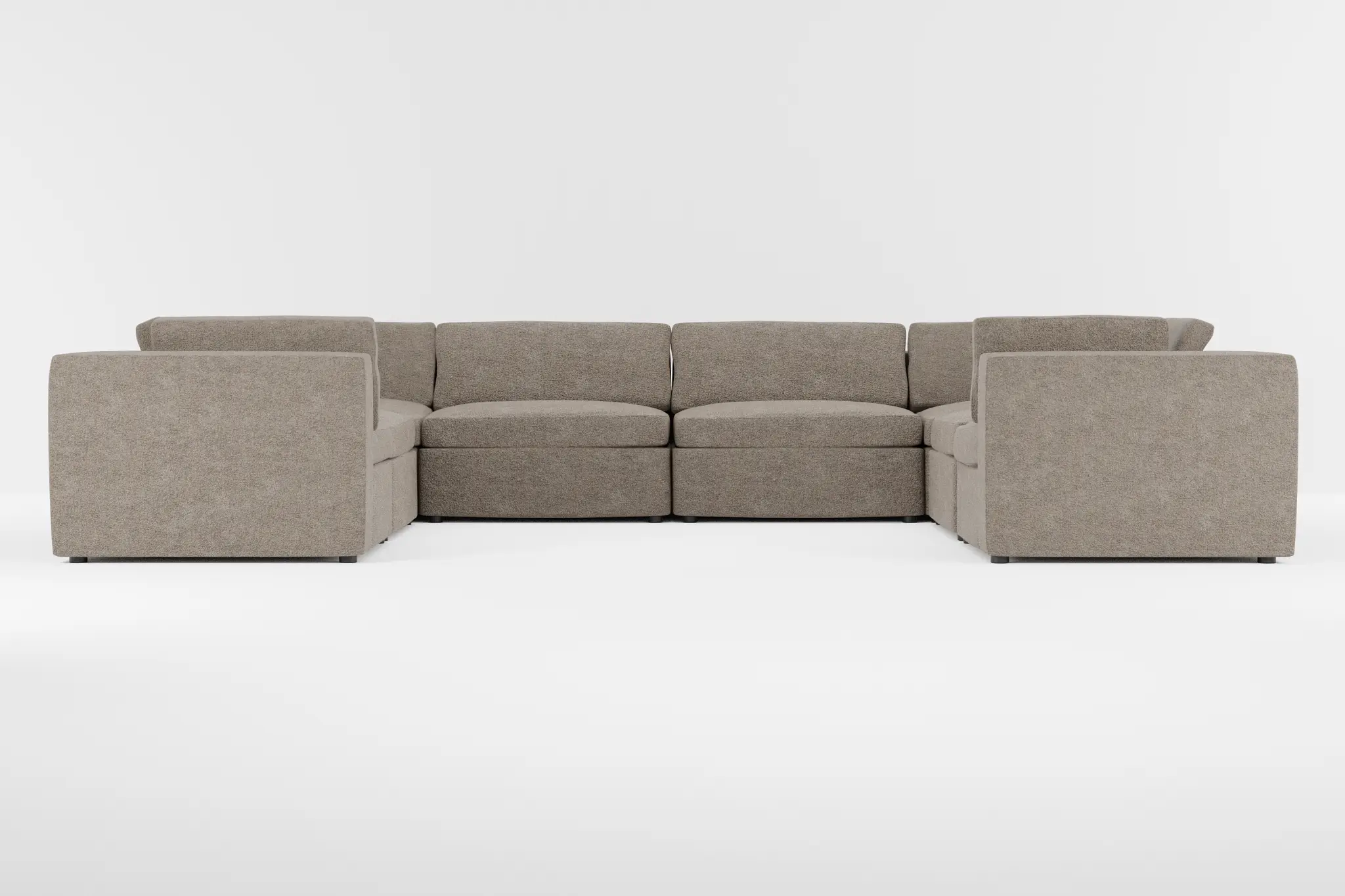 Destin Elite Brown Fabric 8-piece Modular Sectional Destin Elite Brown Fabric 8-piece Modular Sectional