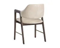 Shelli Light Beige Upholstered Arm Chair