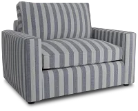 Siesta Sea Lane Dark Blue Fabric Innerspring Sleeper