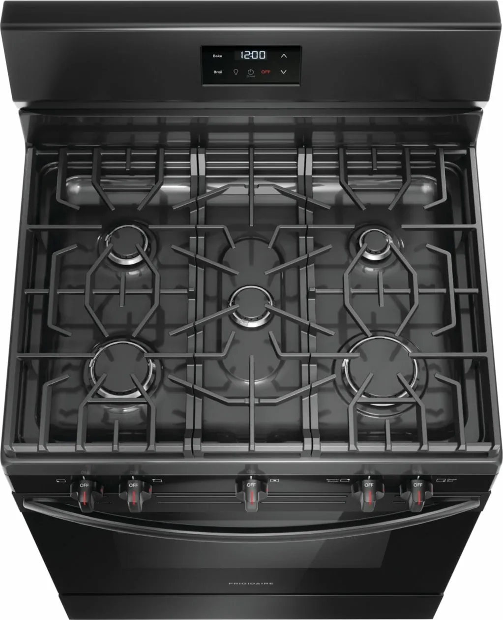 Frigidaire 3052 Series Black Gas Range