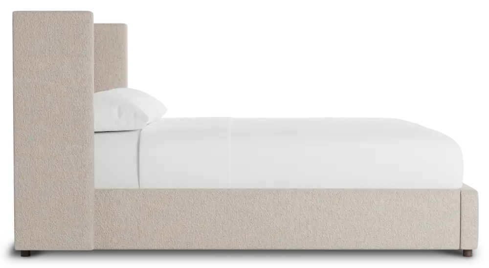 Captiva Elite Taupe 48" Upholstered Shelter Bed Captiva Elite Taupe 48" Upholstered Shelter Bed