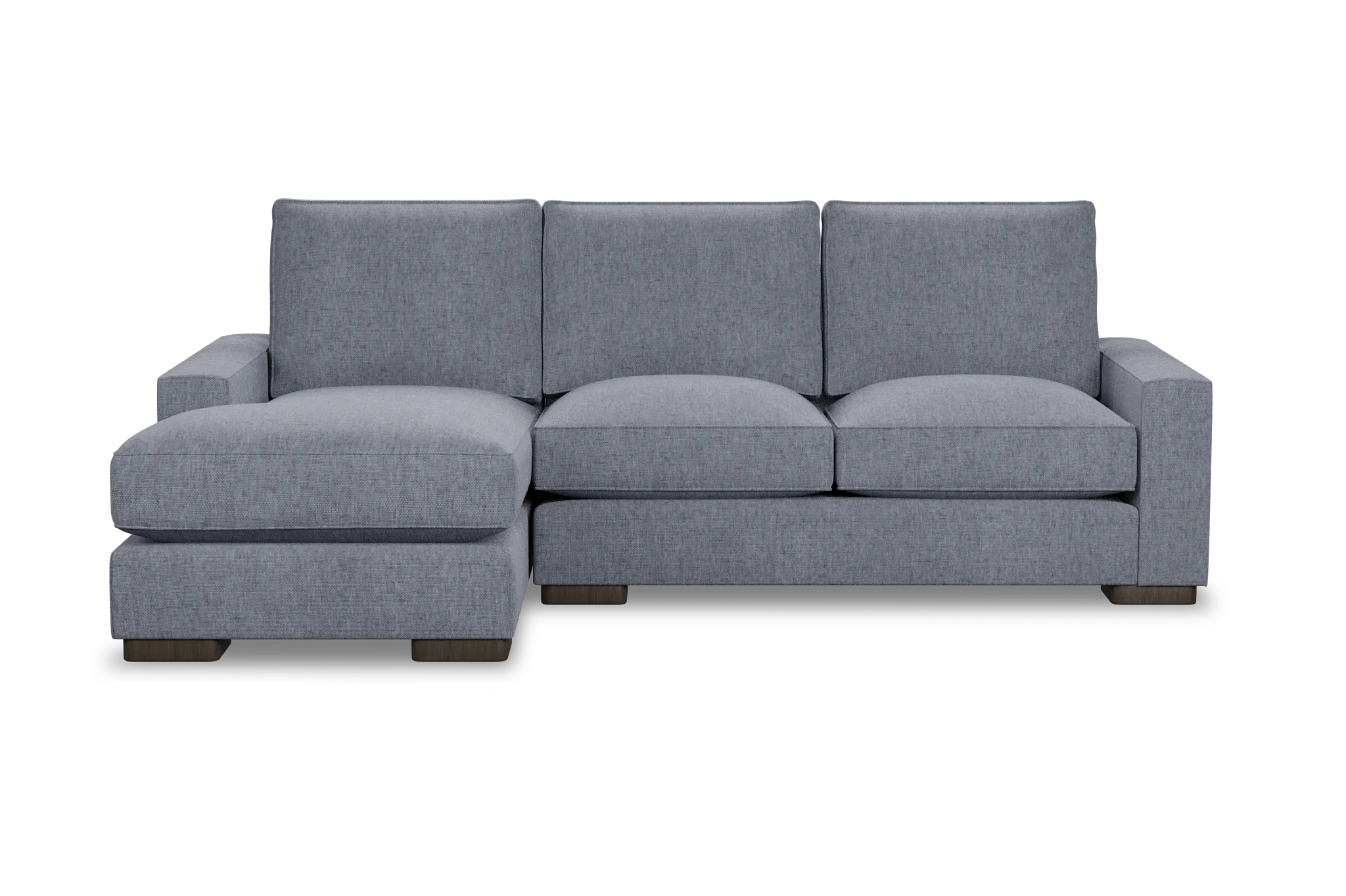 Edgewater Elevation Gray Left Chaise Sectional