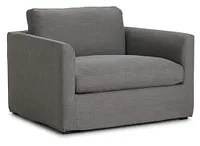 Willow Gray Fabric Chair